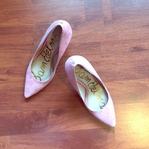 Pink Suede Sam Edelman Pumps